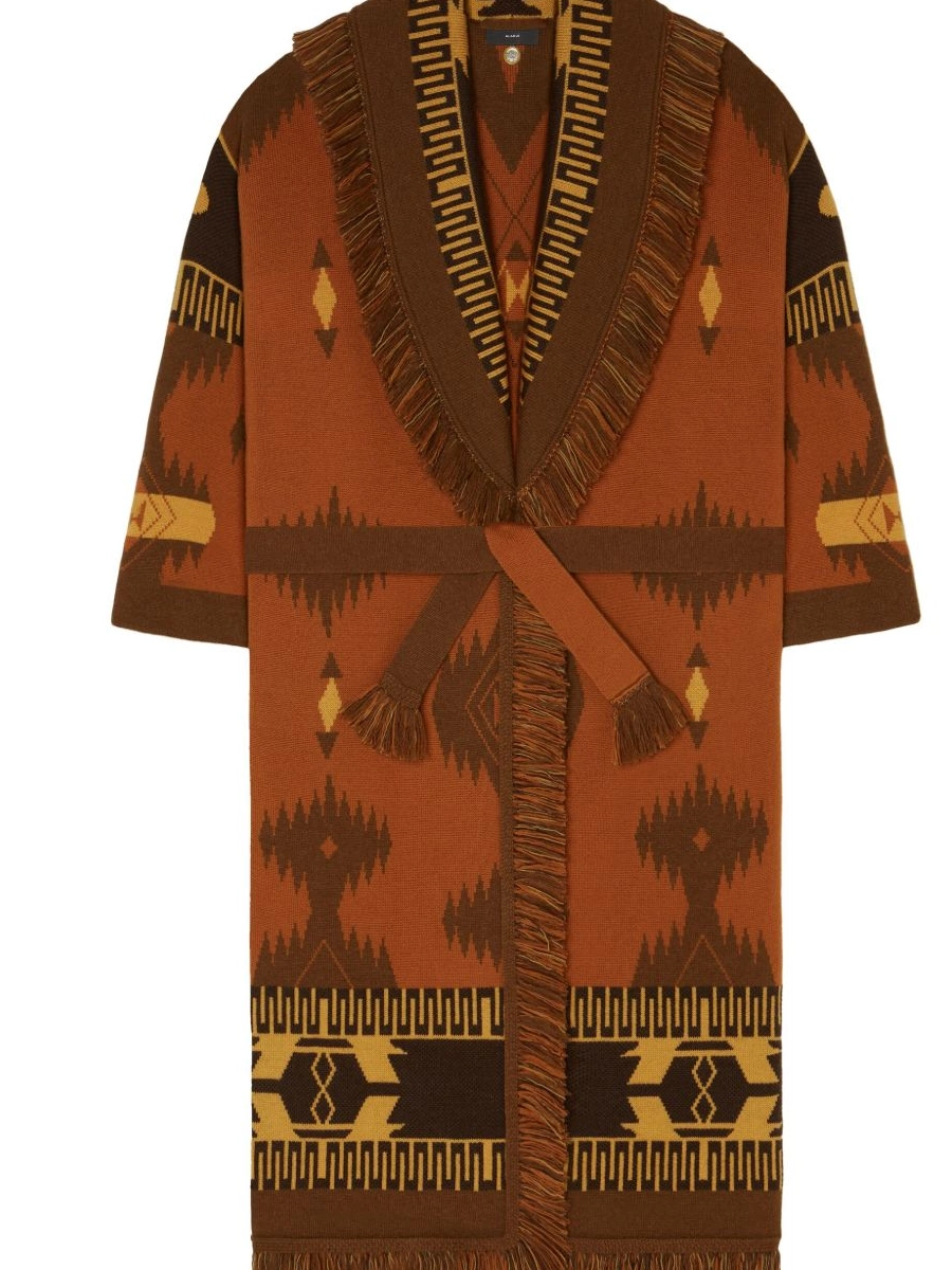 Alanui jacquard Women geometric-pattern cardigan 0424